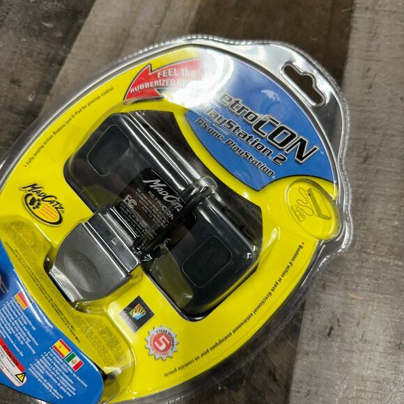 Madcatz RetroCon Playstation 2 PS2 Controller Brand New Sealed Retro Con Silver - Picture 5 of 8